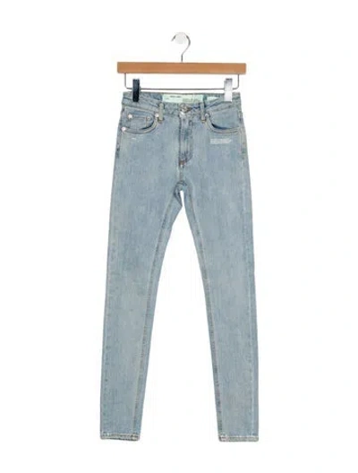 Pre-owned Off-white 2018 Skinny Leg Jeans In Blue
