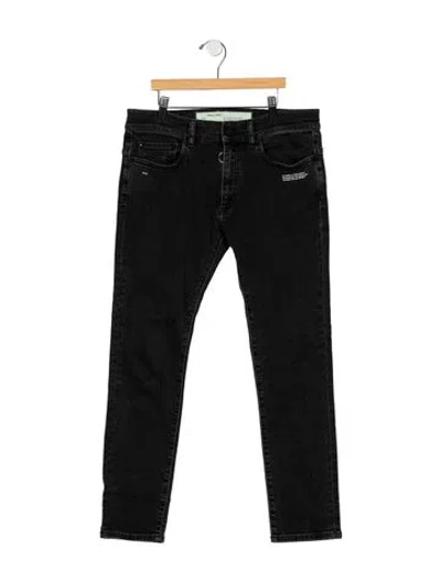 Pre-owned Off-white 2018 Skinny Leg Jeans In Blue