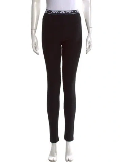Pre-owned Off-white 2018 Skinny Leg Pants In Black