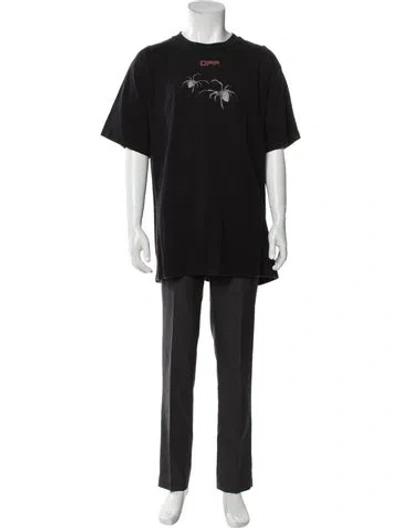 Pre-owned Off-white 2018 Spider Arrows T-shirt In Black