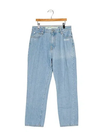 Pre-owned Off-white 2018 Straight Leg Jeans In Blue