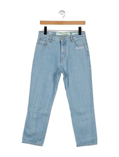 Pre-owned Off-white 2018 Straight Leg Jeans In Blue