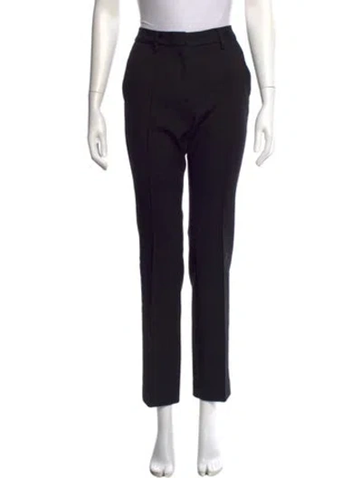Pre-owned Off-white 2018 Straight Leg Pants In Black