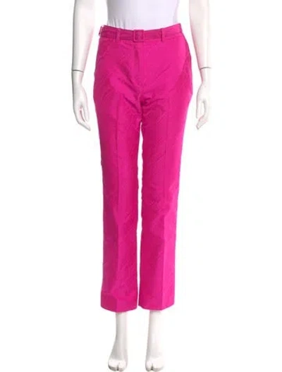 Pre-owned Off-white 2018 Straight Leg Pants In Pink
