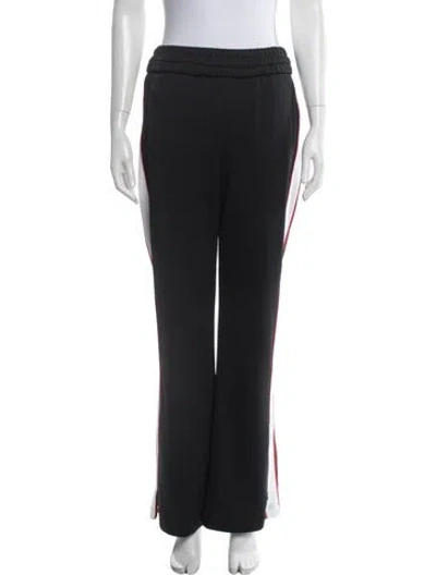 Pre-owned Off-white 2018 Wide Leg Pants In Black