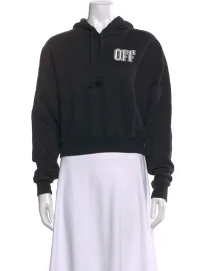 Pre-owned Off-white 2018 Will You Marry Me? Hoodie In Black