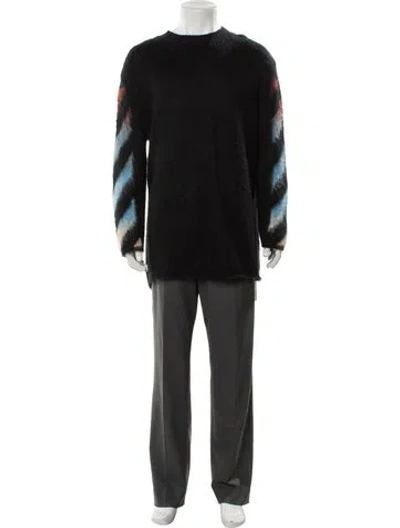 Pre-owned Off-white 2018 Wool Sweater In Black
