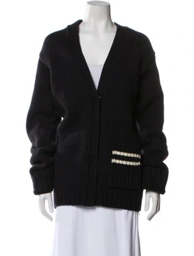 Pre-owned Off-white 2018 Wool Sweater In Black