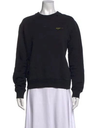 Pre-owned Off-white 2019 Acrylic Arrows Sweatshirt In Black