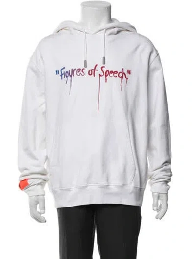 Pre-owned Off-white 2019 Arrow Hoodie In White