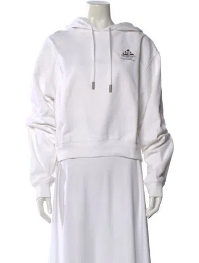 Pre-owned Off-white 2019 Arrow Hoodie In White