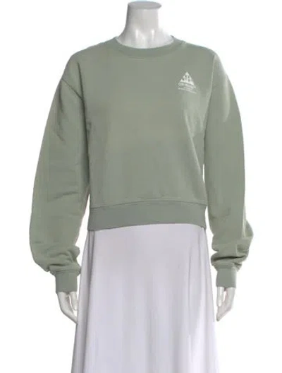 Pre-owned Off-white 2019 Arrow Sweatshirt In Green