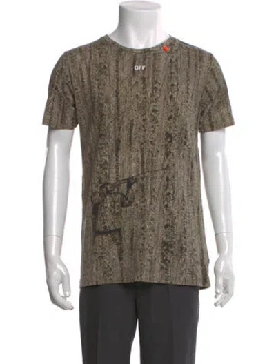 Pre-owned Off-white 2019 Camo Arrows T-shirt In Green
