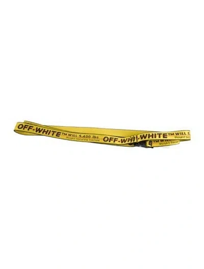 Pre-owned Off-white 2019 Classic Mini Industrial Waist Belt In Yellow