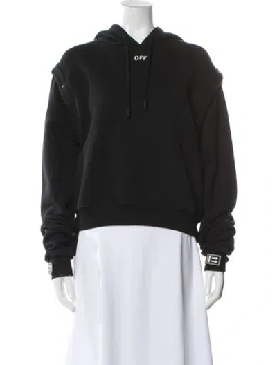 Pre-owned Off-white 2019 Crew Neck Hoodie In Black