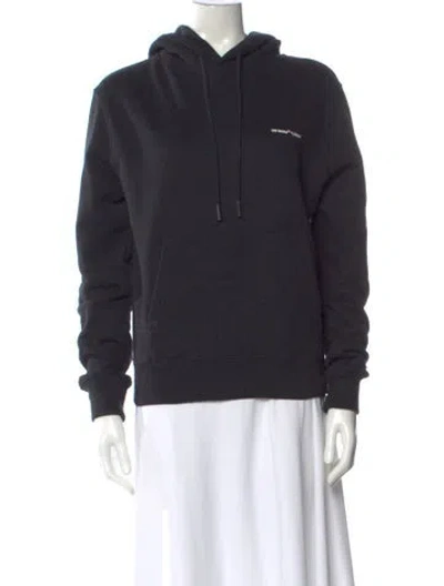 Pre-owned Off-white 2019 Crew Neck Hoodie In Black