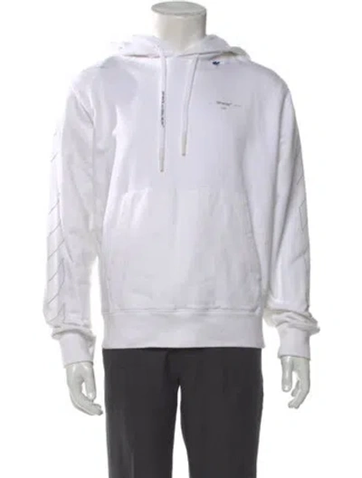 Pre-owned Off-white 2019 Crew Neck Hoodie In White