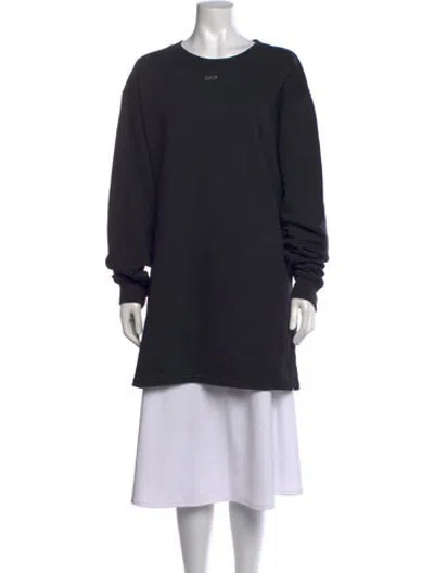 Pre-owned Off-white 2019 Crew Neck Sweater In Black