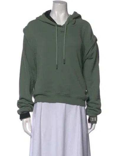 Pre-owned Off-white 2019 Crew Neck Sweater In Green