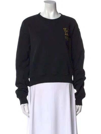 Pre-owned Off-white 2019 Crew Neck Sweatshirt In Black