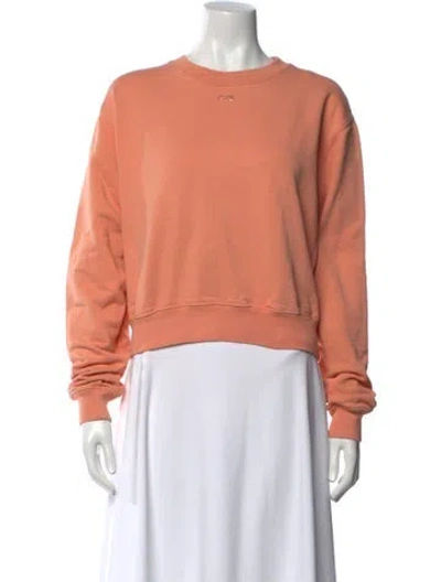 Pre-owned Off-white 2019 Crew Neck Sweatshirt In Orange
