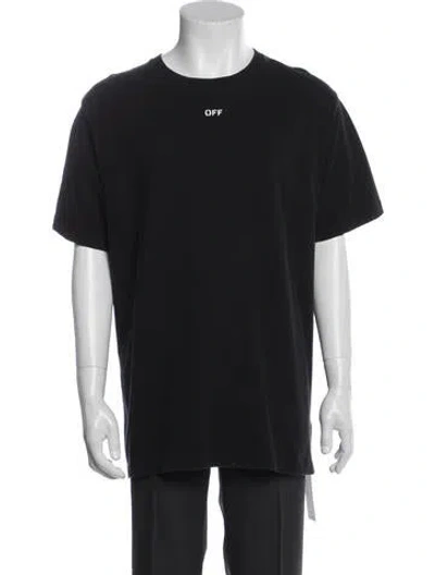 Pre-owned Off-white 2019 Diagonal Skulls T-shirt In Black