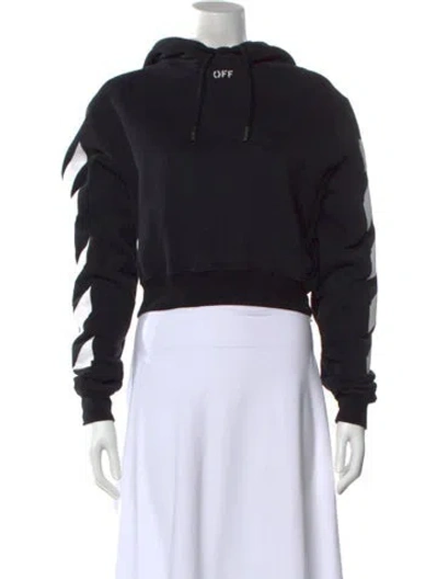 Pre-owned Off-white 2019 Diagonals Hoodie In Black