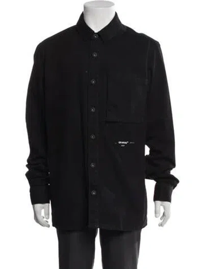 Pre-owned Off-white 2019 'diagonals' Jacket In Black