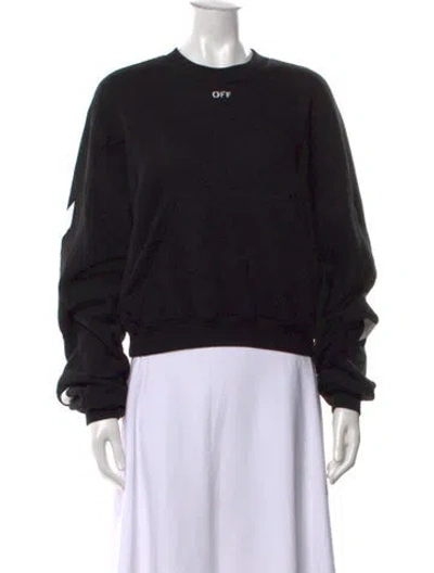 Pre-owned Off-white 2019 Diagonals Sweater In Black