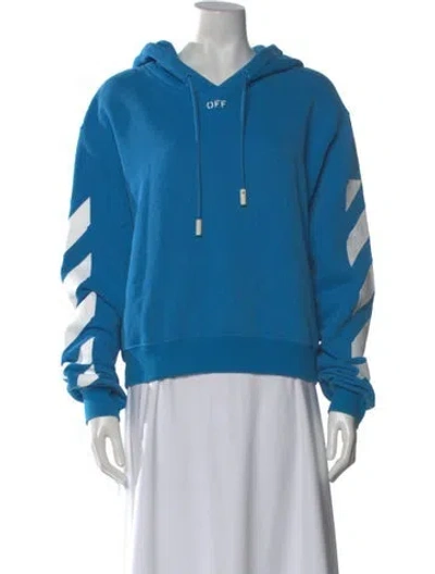 Pre-owned Off-white 2019 Diagonals Sweater In Blue