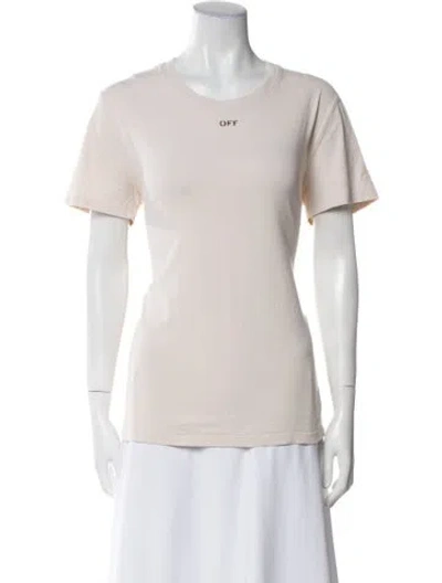 Pre-owned Off-white 2019 Floral Arrows T-shirt In Neutral