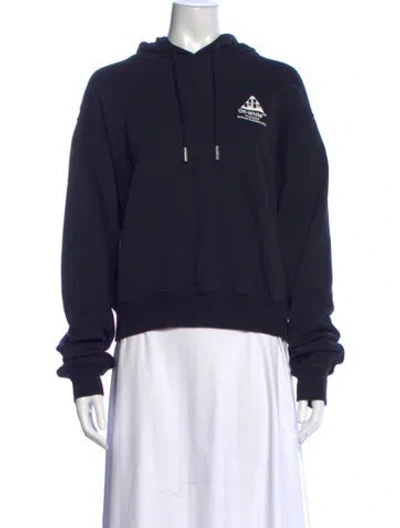 Pre-owned Off-white 2019 Flowers Arrow Hoodie In Black
