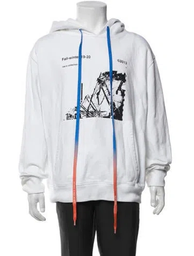 Pre-owned Off-white 2019 Graphic Print Hoodie In Neutral
