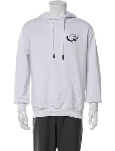 Pre-owned Off-white 2019 Graphic Print Hoodie In White