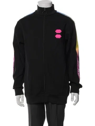 Pre-owned Off-white 2019 Graphic Print Jacket In Black