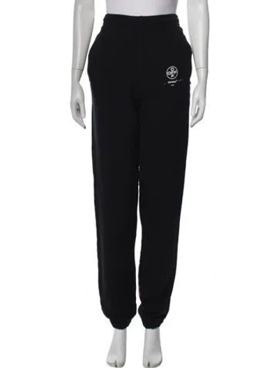 Pre-owned Off-white 2019 Graphic Print Lounge Bottoms In Black