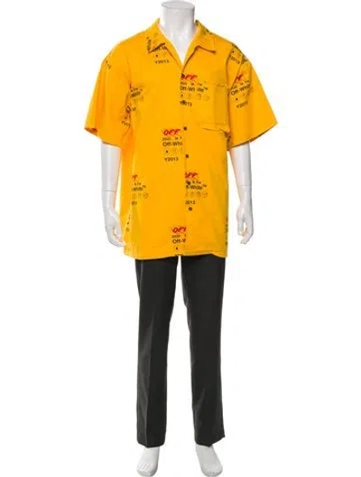 Pre-owned Off-white 2019 Graphic Print Shirt In Multi
