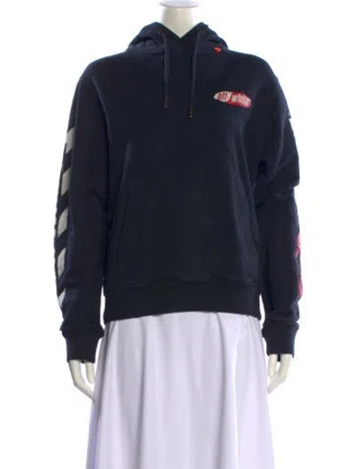 Pre-owned Off-white 2019 Graphic Print Sweatshirt In Black