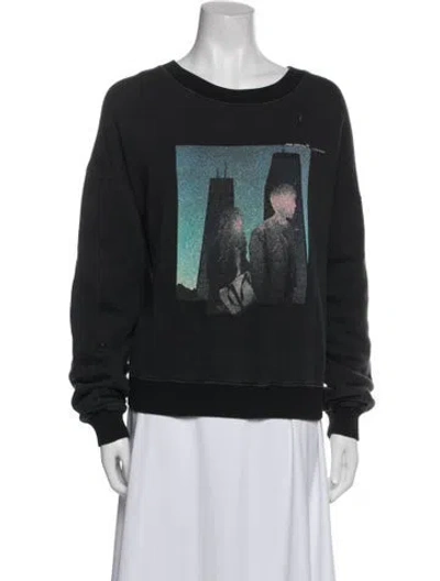 Pre-owned Off-white 2019 Graphic Print Sweatshirt In Black