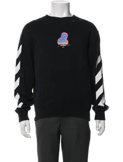 Pre-owned Off-white 2019 Graphic Print Sweatshirt In Black