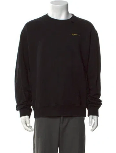 Pre-owned Off-white 2019 Graphic Print Sweatshirt In Black/grey