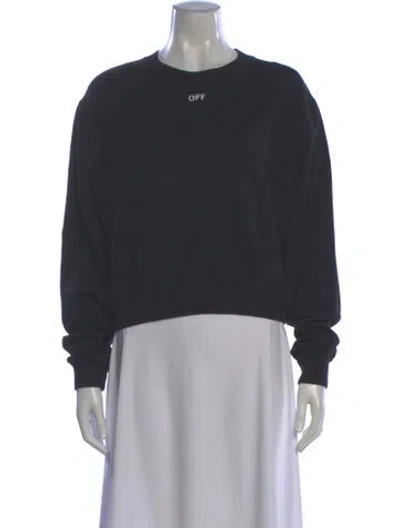 Pre-owned Off-white 2019 Graphic Print Sweatshirt In Gray