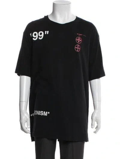 Pre-owned Off-white 2019 Graphic Print T-shirt In Black