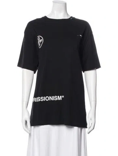 Pre-owned Off-white 2019 Graphic Print T-shirt In Black