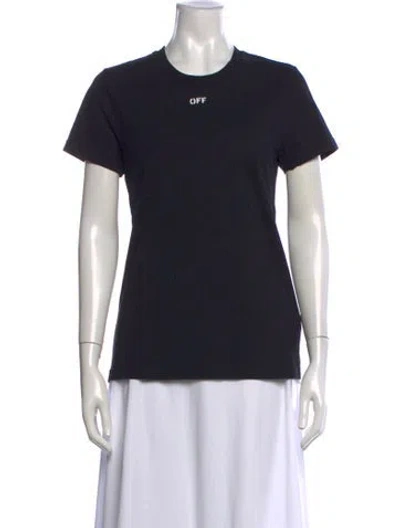 Pre-owned Off-white 2019 Graphic Print T-shirt In Black
