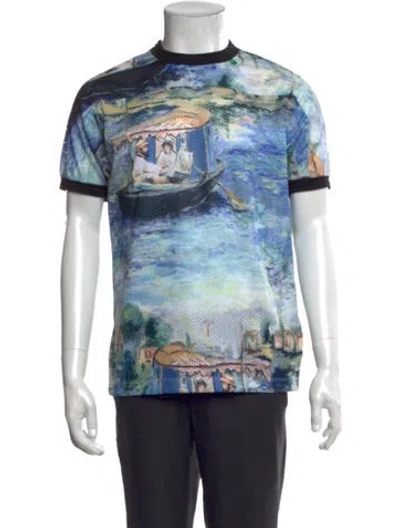 Pre-owned Off-white 2019 Graphic Print T-shirt In Blue