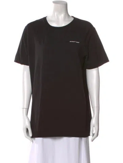 Pre-owned Off-white 2019 Graphic Print T-shirt In Brown