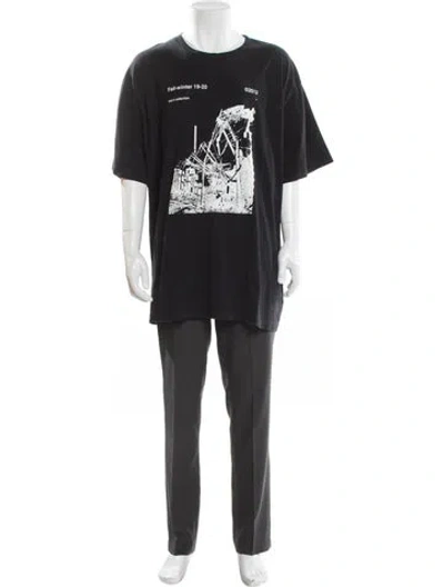 Pre-owned Off-white 2019 Graphic Print T-shirt In Gray