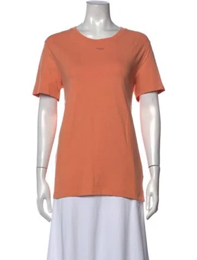 Pre-owned Off-white 2019 Graphic Print T-shirt In Orange