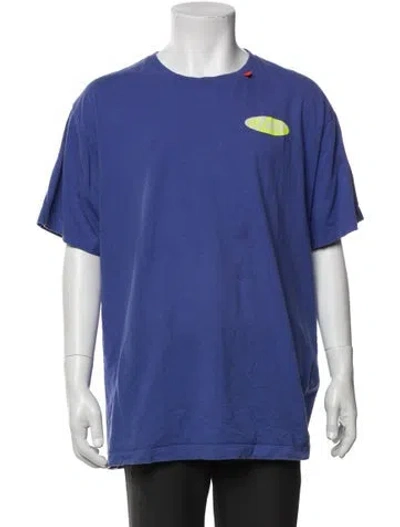 Pre-owned Off-white 2019 Graphic Print T-shirt In Purple